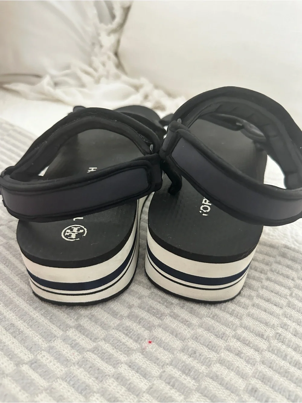 Tory Burch Sport Strappy Sandal Perfect Navy/Perfect Black Style 82954